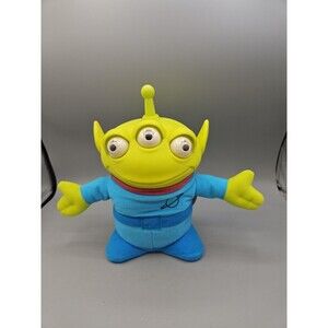 Vintage Disney Pixar Toy Story Mattel Bobblin 9” Alien Squeeze Belly Talk 2000